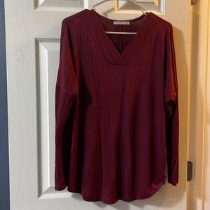 Burgundy sweater